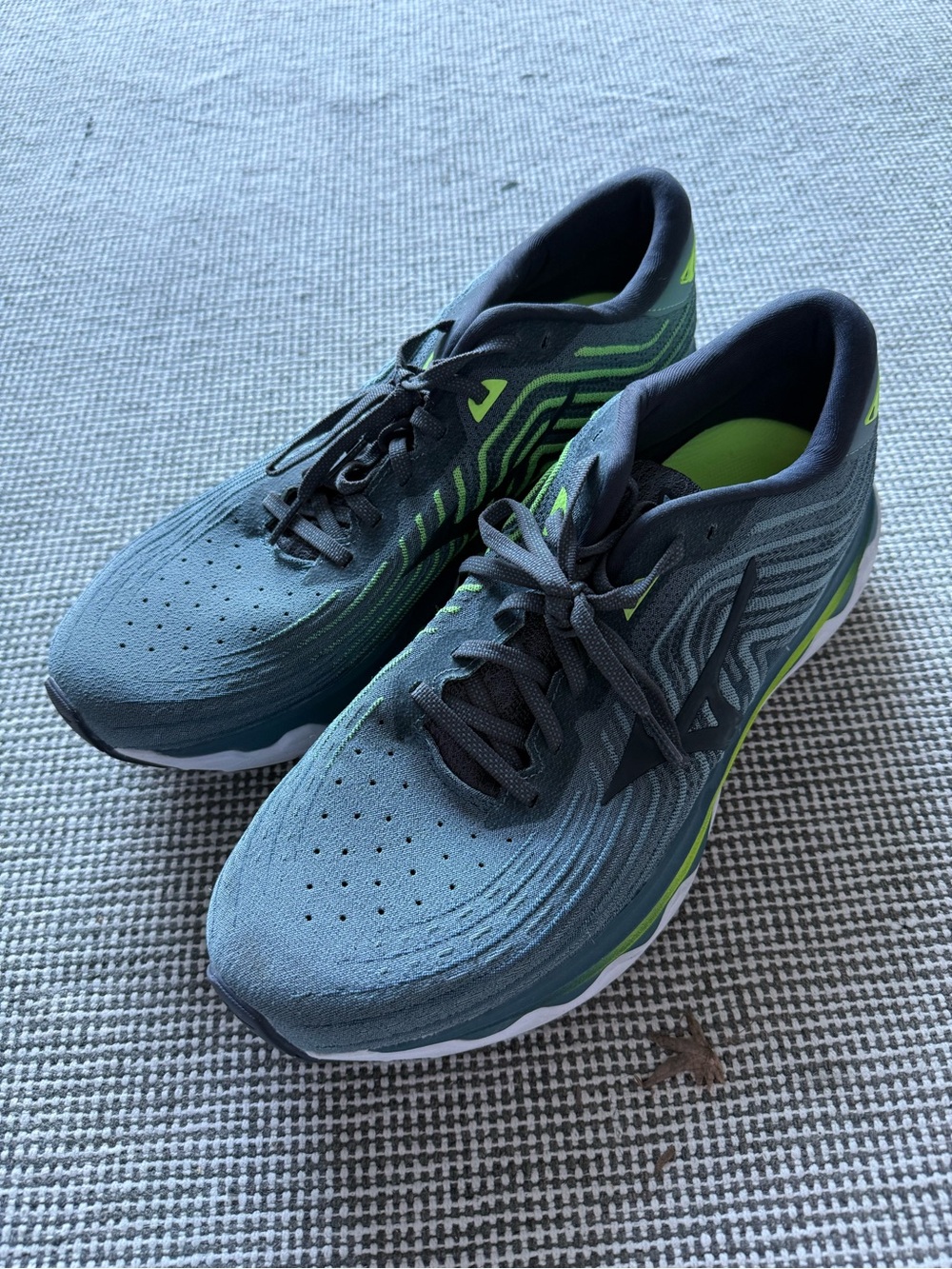Mizuno Men's Wave Horizon 6 Running Shoes - Size 11.5, Teal